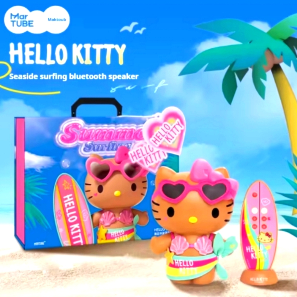 EXCLUSIVE - Hello Kitty Summer Surftime Wireless Speaker With Remote Control Set